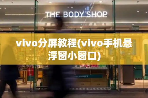 vivo分屏教程(vivo手机悬浮窗小窗口)