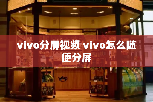 vivo分屏视频 vivo怎么随便分屏
