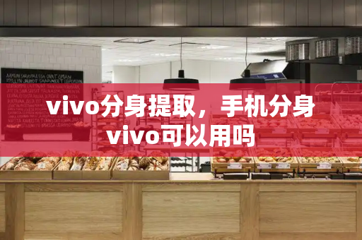 vivo分身提取，手机分身vivo可以用吗