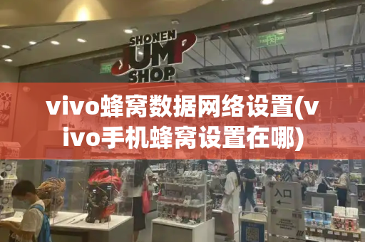 vivo蜂窝数据网络设置(vivo手机蜂窝设置在哪)