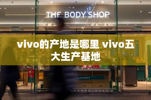 vivo的产地是哪里 vivo五大生产基地-第1张图片-星选测评