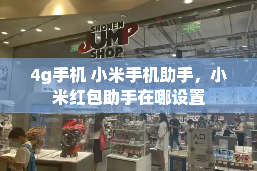 4g手机 小米手机助手，小米红包助手在哪设置-第1张图片-星选测评