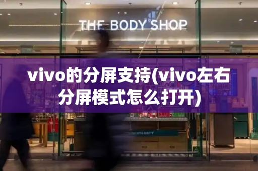 vivo的分屏支持(vivo左右分屏模式怎么打开)