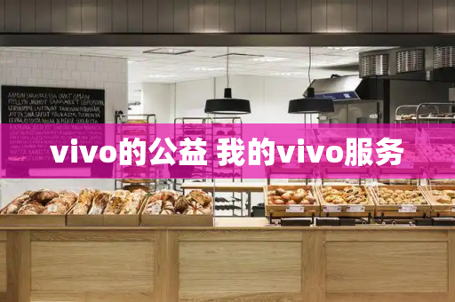 vivo的公益 我的vivo服务