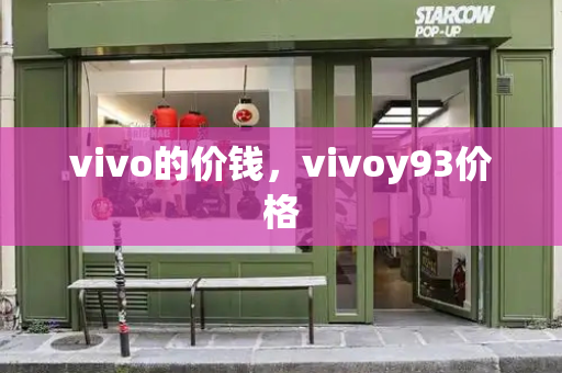 vivo的价钱，vivoy93价格