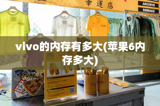 vivo的内存有多大(苹果6内存多大)