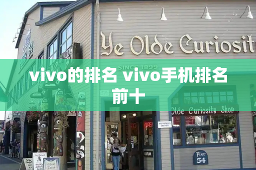 vivo的排名 vivo手机排名前十