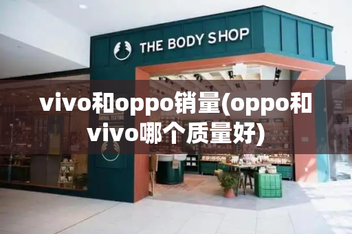 vivo和oppo销量(oppo和vivo哪个质量好)-第1张图片-星选测评