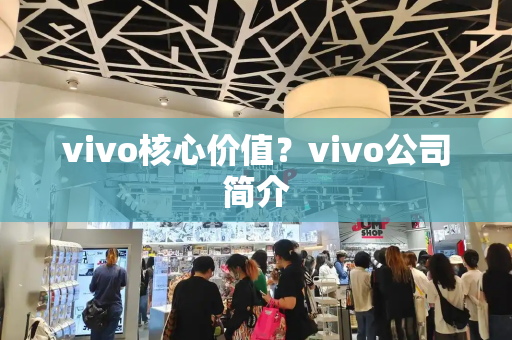 vivo核心价值？vivo公司简介