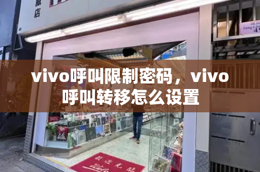 vivo呼叫限制密码，vivo呼叫转移怎么设置-第1张图片-星选测评