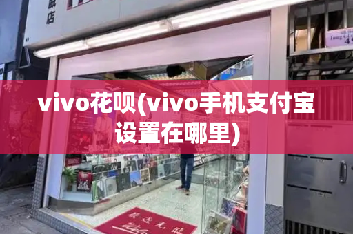 vivo花呗(vivo手机支付宝设置在哪里)