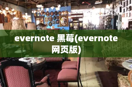 evernote 黑莓(evernote网页版)-第1张图片-星选测评