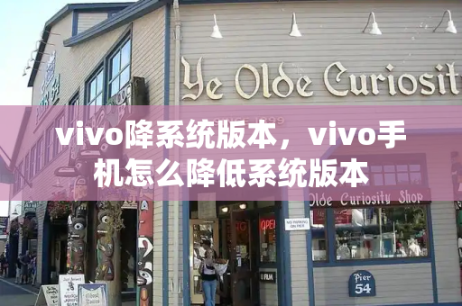 vivo降系统版本，vivo手机怎么降低系统版本