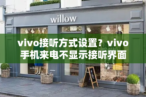 vivo接听方式设置？vivo手机来电不显示接听界面-第1张图片-星选测评