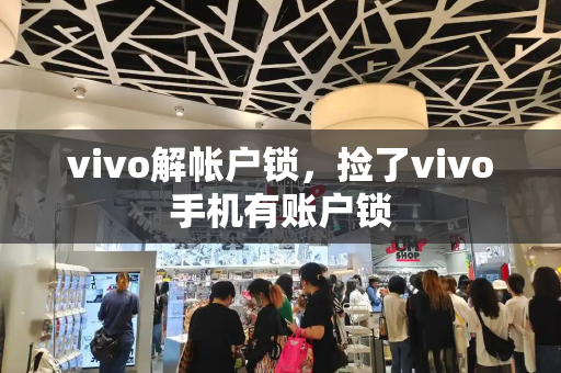 vivo解帐户锁，捡了vivo手机有账户锁-第1张图片-星选测评