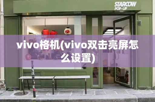 vivo格机(vivo双击亮屏怎么设置)-第1张图片-星选测评