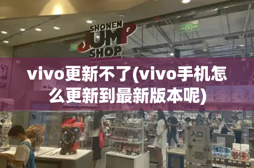 vivo更新不了(vivo手机怎么更新到最新版本呢)-第1张图片-星选测评