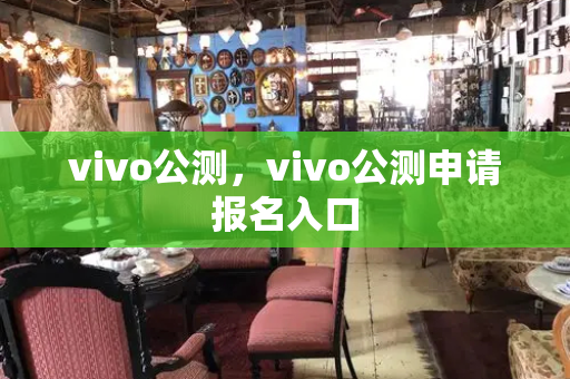 vivo公测，vivo公测申请报名入口