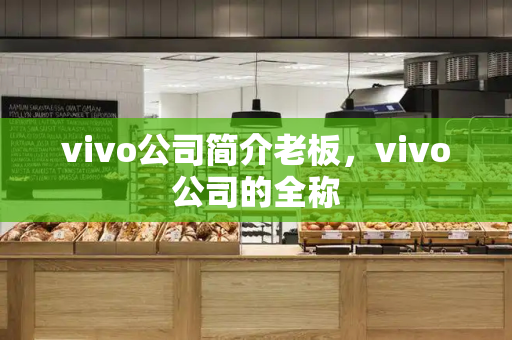 vivo公司简介老板，vivo公司的全称