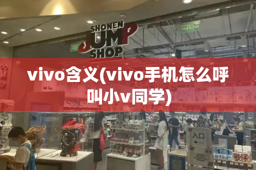 vivo含义(vivo手机怎么呼叫小v同学)