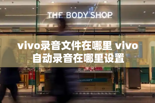 vivo录音文件在哪里 vivo自动录音在哪里设置-第1张图片-星选测评