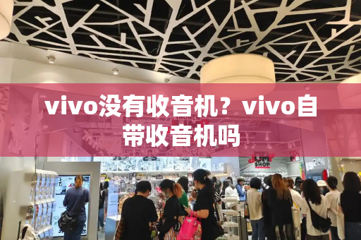 vivo没有收音机？vivo自带收音机吗