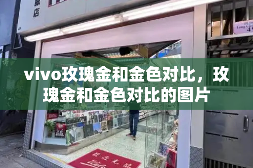 vivo玫瑰金和金色对比，玫瑰金和金色对比的图片
