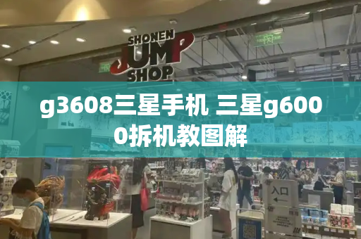 g3608三星手机 三星g6000拆机教图解-第1张图片-星选测评