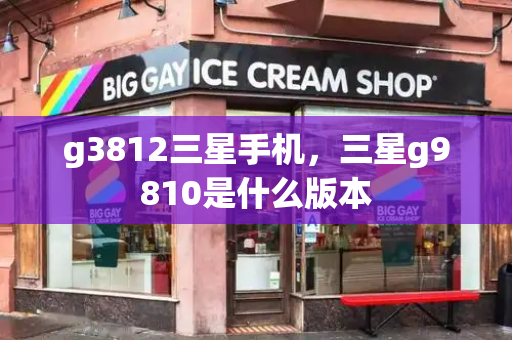 g3812三星手机，三星g9810是什么版本-第1张图片-星选测评