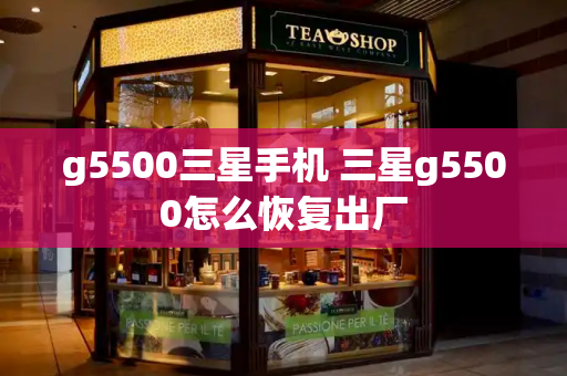 g5500三星手机 三星g5500怎么恢复出厂