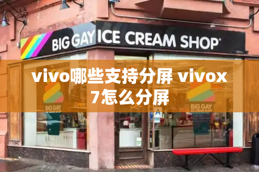 vivo哪些支持分屏 vivox7怎么分屏