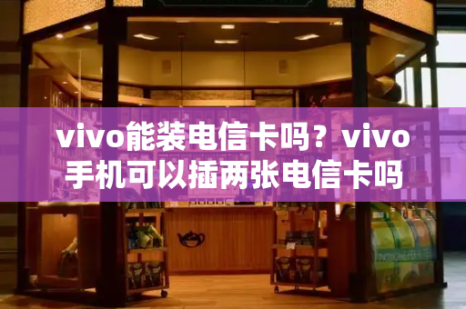 vivo能装电信卡吗？vivo手机可以插两张电信卡吗-第1张图片-星选测评