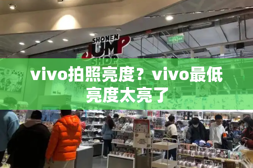 vivo拍照亮度？vivo最低亮度太亮了