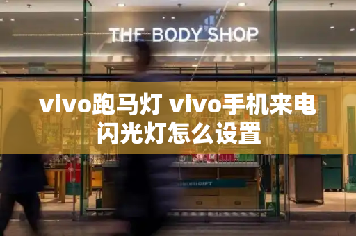 vivo跑马灯 vivo手机来电闪光灯怎么设置