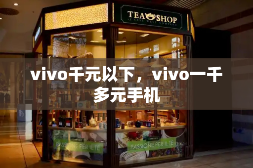 vivo千元以下，vivo一千多元手机