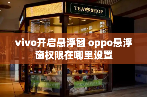 vivo开启悬浮窗 oppo悬浮窗权限在哪里设置
