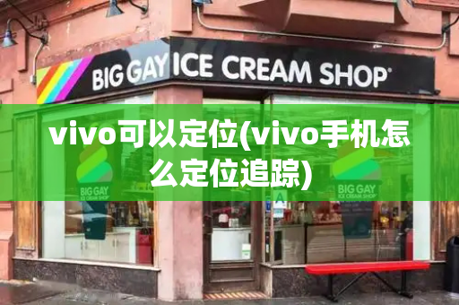 vivo可以定位(vivo手机怎么定位追踪)