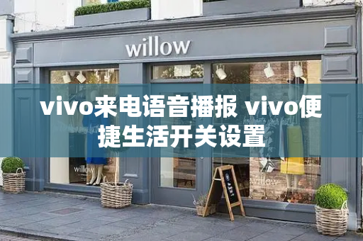 vivo来电语音播报 vivo便捷生活开关设置