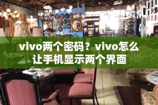 vivo两个密码？vivo怎么让手机显示两个界面