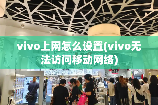 vivo上网怎么设置(vivo无法访问移动网络)