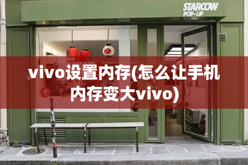 vivo设置内存(怎么让手机内存变大vivo)