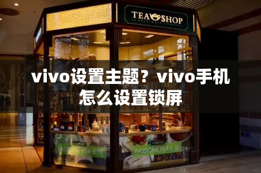 vivo设置主题？vivo手机怎么设置锁屏-第1张图片-星选测评