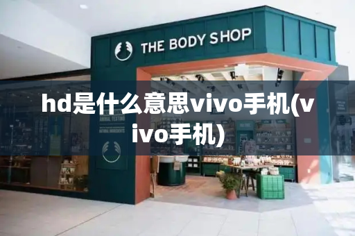 hd是什么意思vivo手机(vivo手机)-第1张图片-星选测评
