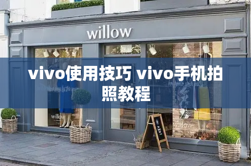 vivo使用技巧 vivo手机拍照教程