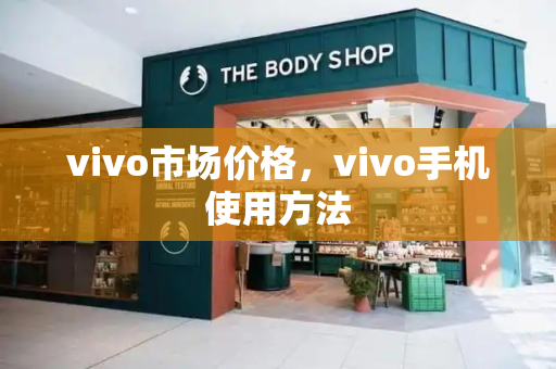 vivo市场价格，vivo手机使用方法-第1张图片-星选测评
