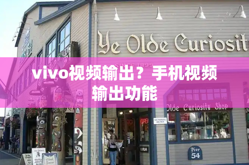 vivo视频输出？手机视频输出功能
