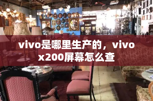 vivo是哪里生产的，vivox200屏幕怎么查