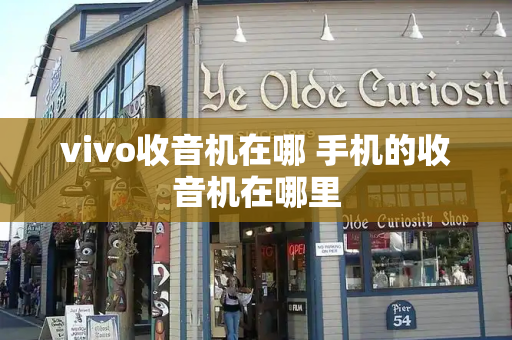 vivo收音机在哪 手机的收音机在哪里