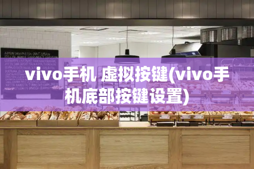 vivo手机 虚拟按键(vivo手机底部按键设置)-第1张图片-星选测评