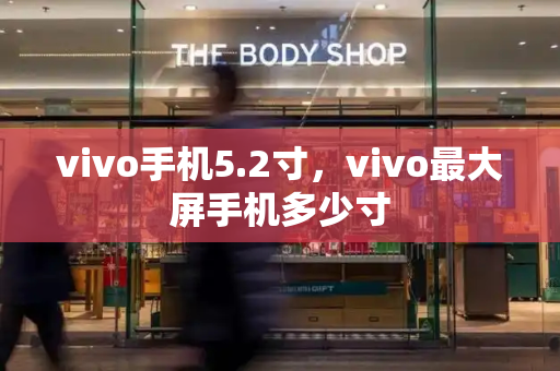 vivo手机5.2寸，vivo最大屏手机多少寸-第1张图片-星选测评